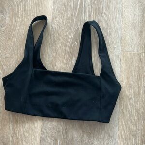 Victorias Secret Pink Active square neck sports Bra M black